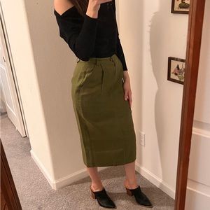 Vintage Saks Fifth Avenue Mid-Length Skirt | 0-2